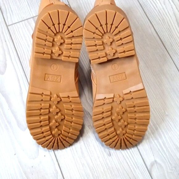 (70-3705)  ZBY Girls Ankle Boots Sz 1 - Picture 3 of 11